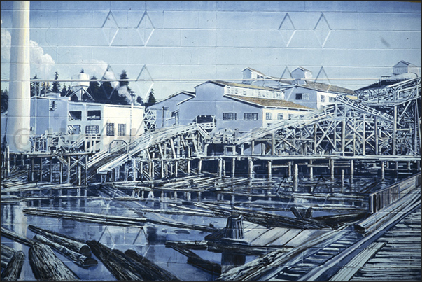 The Chemainus mill was considered, until 1940, the largest mill of its kind in the world The Chemainus mill was considered, until 1940, the largest mill of its kind in the world