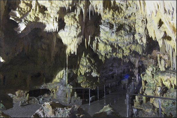 Dhiros caves near Areopolis. South west coast of the peninsula