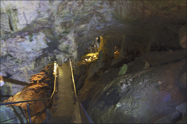 Dhiros caves near Areopolis. South west coast of the peninsula