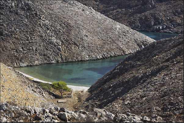 Cape Tenaro, the southern tip of the peninsula