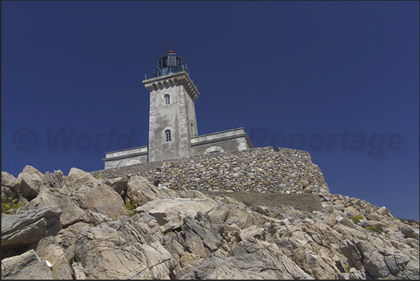 The lighthouse of Tenaro Cape The lighthouse of Tenaro Cape