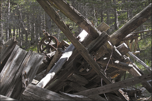 Ruins of the cable car