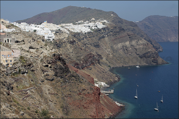 The edge of the ancient volcano