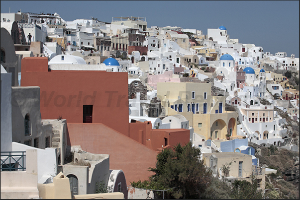 The town of Oia The town of Oia