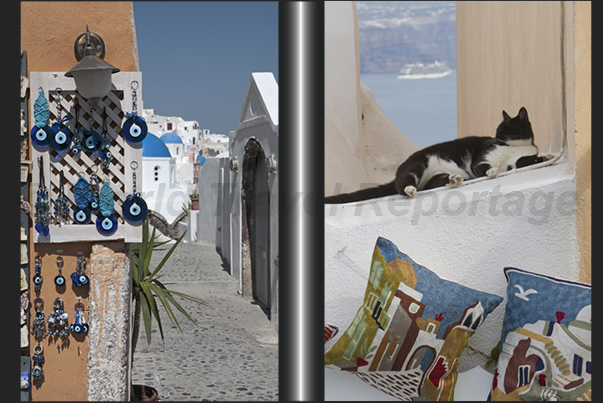 The town of Oia The town of Oia