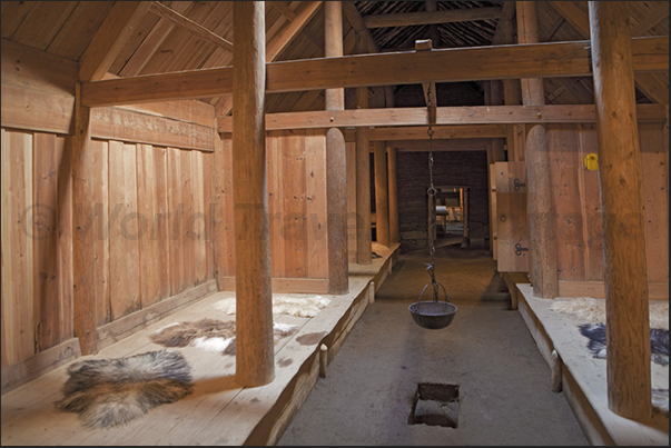 Archaeological site of Pjodveldisbaer, reconstruction of a medieval house Archaeological site of Pjodveldisbaer, reconstruction of a medieval house