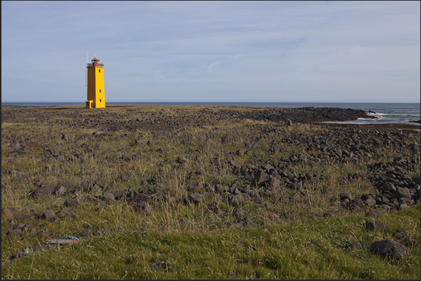 South west coast. Litlagata lighthouse