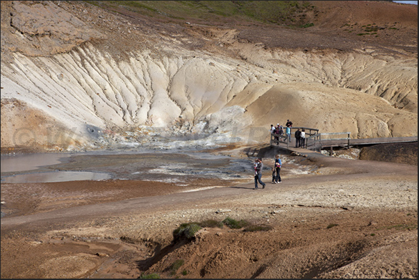 Reykjanes Peninsula. Geothermal area of Seltun Reykjanes Peninsula. Geothermal area of Seltun