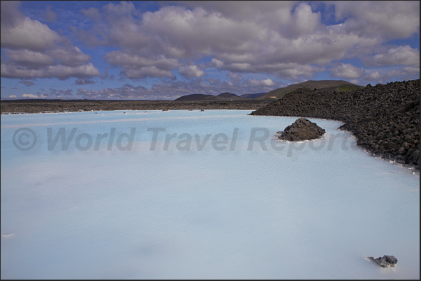 Reykjanes peninsula (south west coast). The Blue Lagoon Reykjanes peninsula (south west coast). The Blue Lagoon