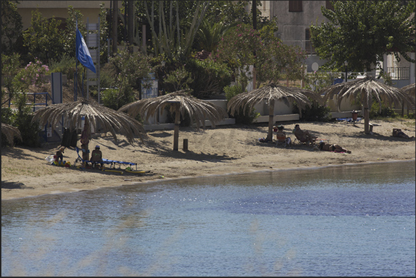 The beach of Archangelos The beach of Archangelos