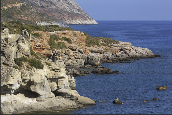 The southwest coast after Profitis Ilias The southwest coast after Profitis Ilias