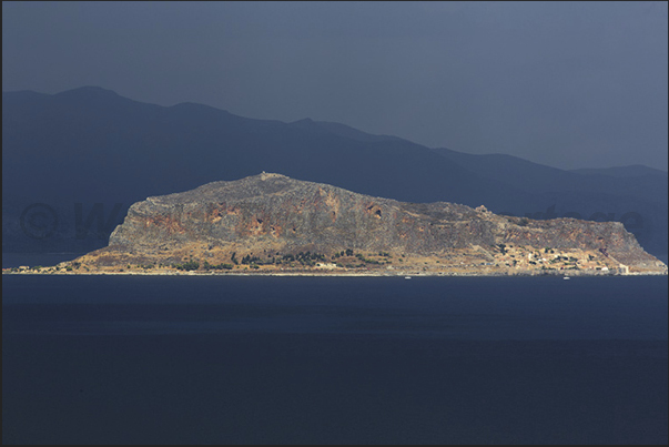 Monemvasia Island. South-east coast of the peninsula Monemvasia Island. South-east coast of the peninsula