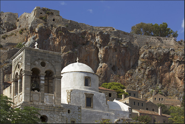 The fortified citadel of Monemvasia The fortified citadel of Monemvasia