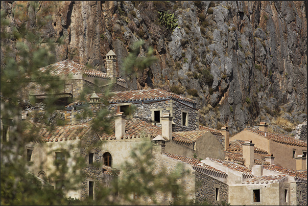 The lower part of the fortified town of Monemvasia