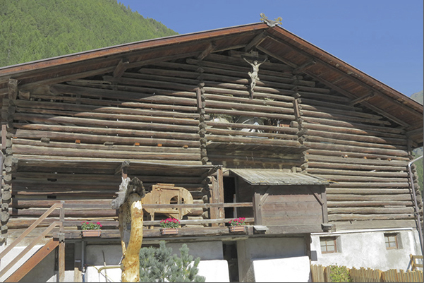 Alpine architecture of Senales Valley Alpine architecture of Senales Valley