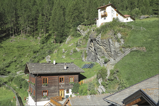 Alpine architecture of Senales Valley Alpine architecture of Senales Valley