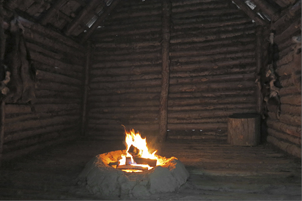 Madonna di Senales. Archeopark with the reconstruction of a village from the late Neolithic period Madonna di Senales. Archeopark with the reconstruction of a village from the late Neolithic period