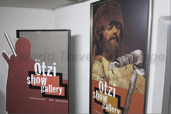 Top of Mount Grawand (3212m). The museum gallery dedicated to Ötzi, the mummy of 5300 year found in the Similaun Glacier Top of Mount Grawand (3212m). The museum gallery dedicated to Ötzi, the mummy of 5300 year found in the Similaun Glacier