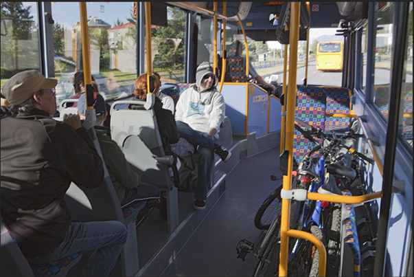 Cycling is one of the most used vehicles in the city Cycling is one of the most used vehicles in the city