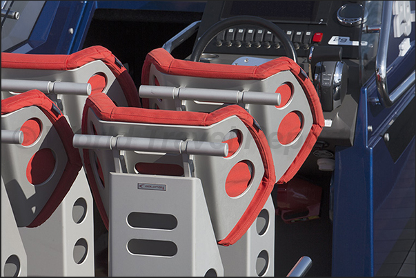 This year, new and very bright colors, decorating the large and small boats on display at Boat Show This year, new and very bright colors, decorating the large and small boats on display at Boat Show