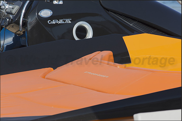 This year, new and very bright colors, decorating the large and small boats on display at Boat Show This year, new and very bright colors, decorating the large and small boats on display at Boat Show