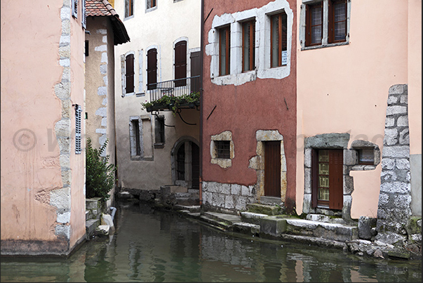 In the old town, bridges and canals reminiscent of Venice In the old town, bridges and canals reminiscent of Venice