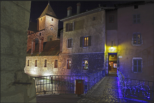 Lights and colors in the old town of Annecy Lights and colors in the old town of Annecy