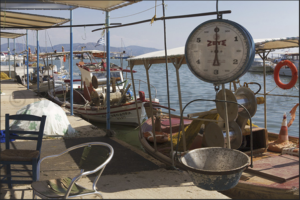 The fishing port of Nea Kios The fishing port of Nea Kios