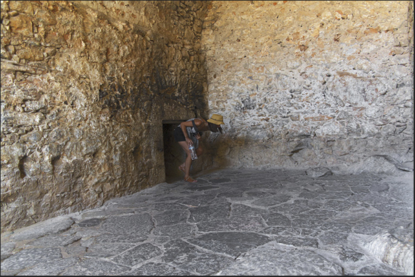 The Venetian castle of Nafplio. The prisons