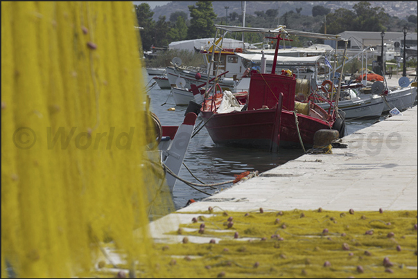 The port area of Kilada reserved for fishermen The port area of Kilada reserved for fishermen