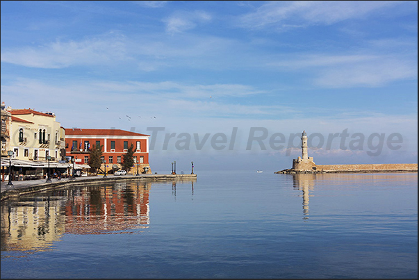 Entrance of the Old Port of Chania