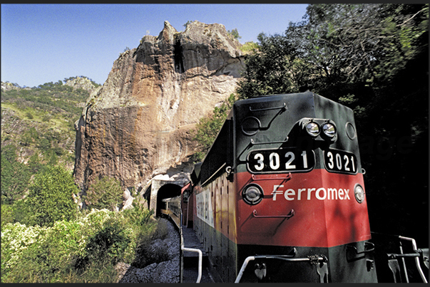 Panorama of the Barranca Del Cobre (Cobre Canyon)