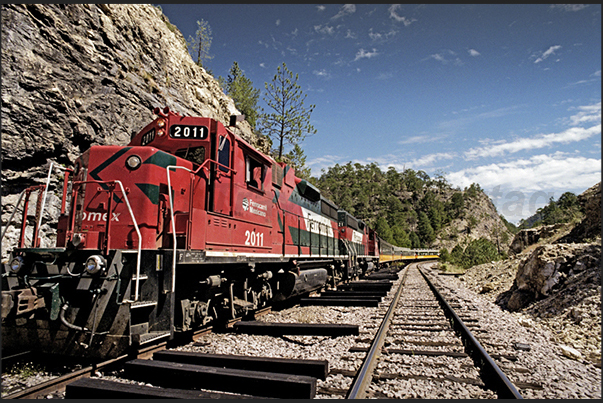 Ten are the bridges that allow the train to pass the Sierra Madre mountains