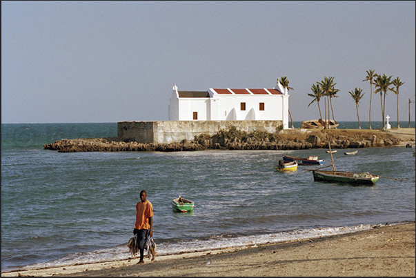 The Church of St. Anthony, religious and cultural center of the ancient town, once the capital of the former Portuguese colony