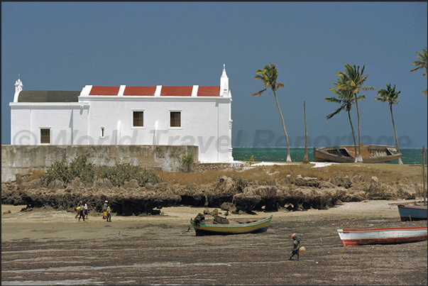 The Church of St. Anthony, religious and cultural center of the ancient town, once the capital of the former Portuguese colony