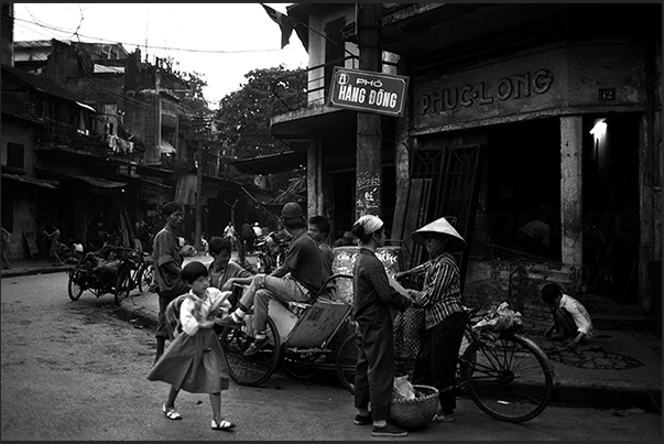 Hanoi. The road of blacksmiths in the old part of the town Hanoi. The road of blacksmiths in the old part of the town