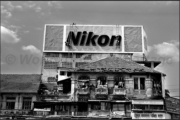 Ho Chi Minh City (Saigon). Advertisement, the new frontier to the modernization of the country Ho Chi Minh City (Saigon). Advertisement, the new frontier to the modernization of the country