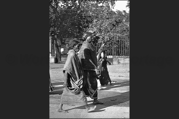 India. People in the streets of Madras