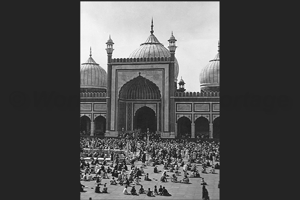 Delhi. Jama Masjid. The Mosque Delhi. Jama Masjid. The Mosque