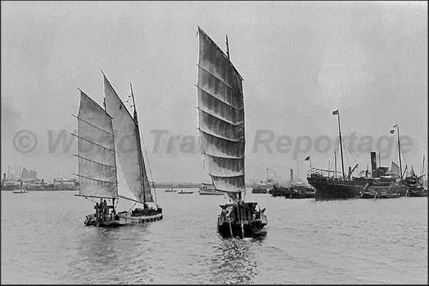 Japan. The harbour of Kobee Japan. The harbour of Kobee