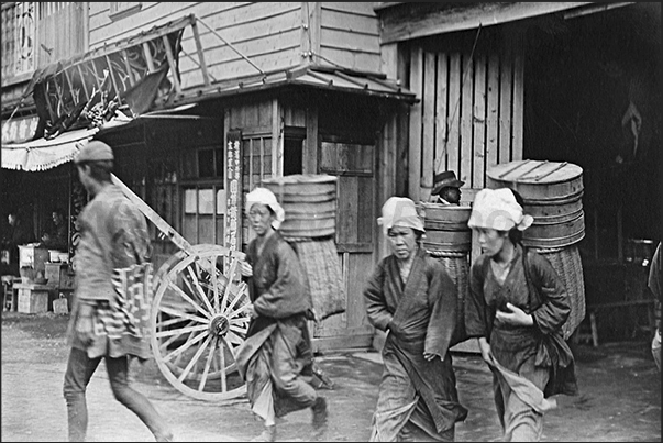 Japan. Yokohama. The fish market Japan. Yokohama. The fish market