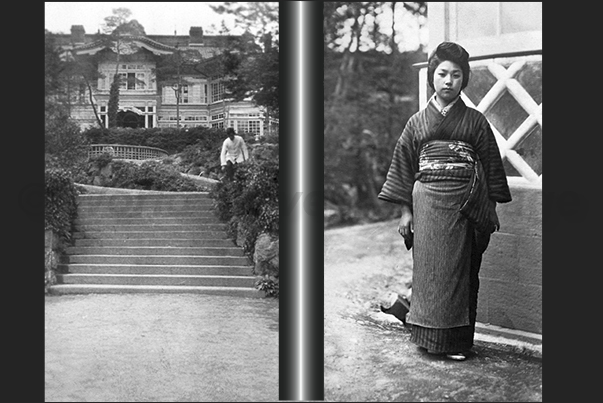 Japan. Yamashita. The hotelâ€™s staff