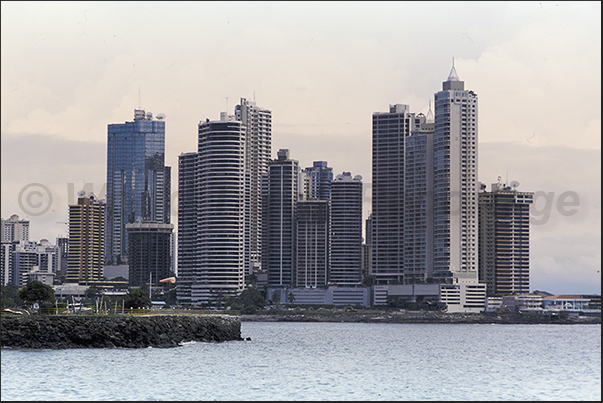 Panama City. The office district