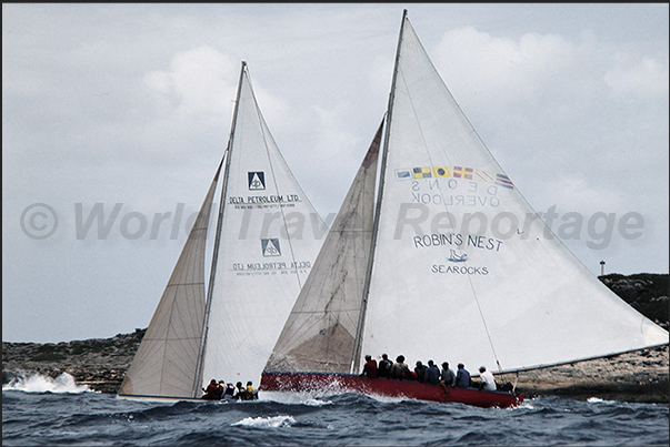 The race takes place around the island of Anguilla in a clockwise direction