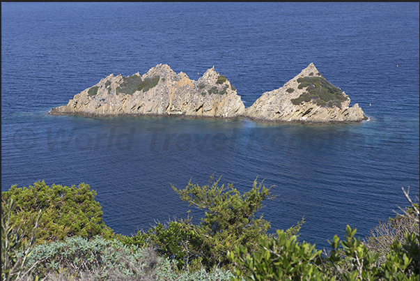 Rocky cliffs of Rascas