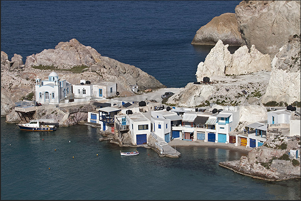 Firopotamos Bay. The fishermen village