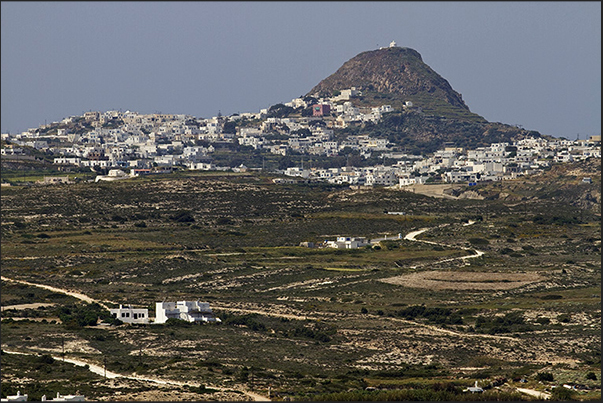 Plaka, the capital of the island