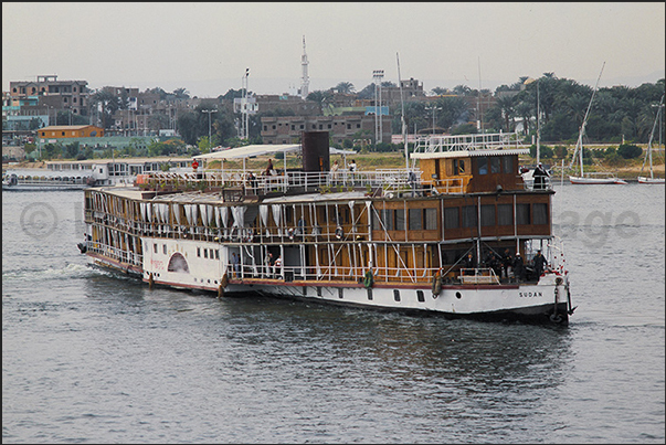 There are several cruise boats that travel along the Nile from modern to this ancient steamboat