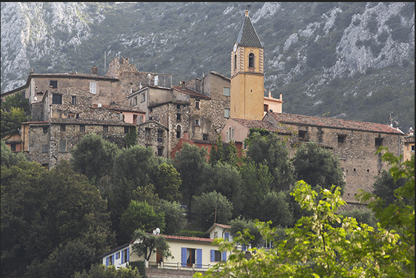 The medieval village of Gorbio