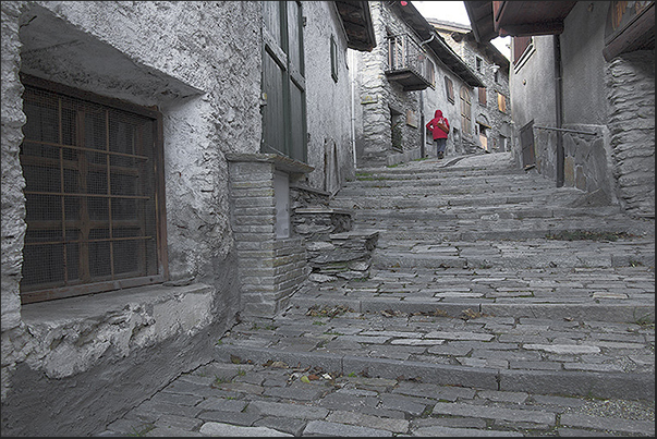 The ancient mountain village of Laux